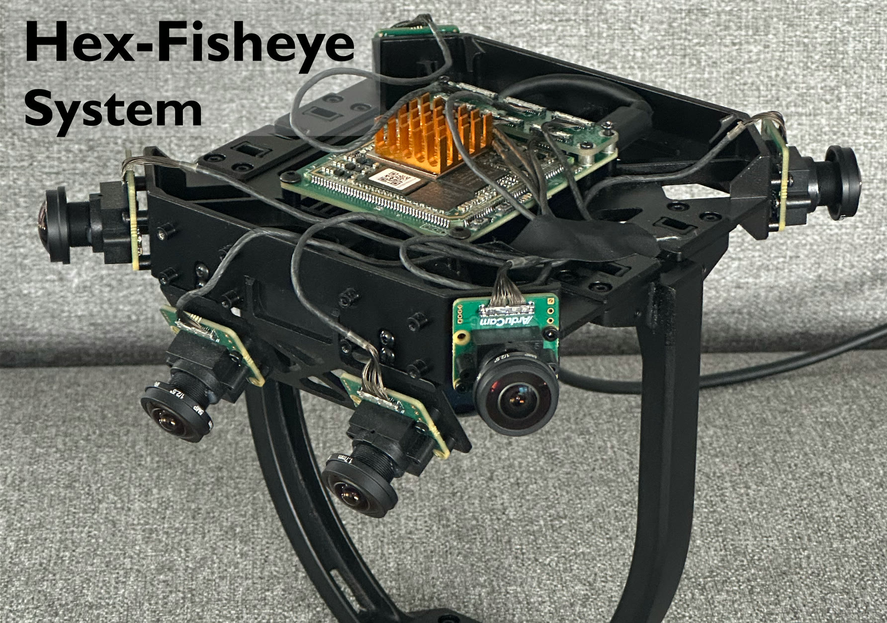 Hex-Fisheye real-world camera system.